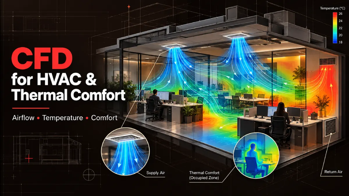 CFD Simulation for HVAC & Thermal Comfort Analysis